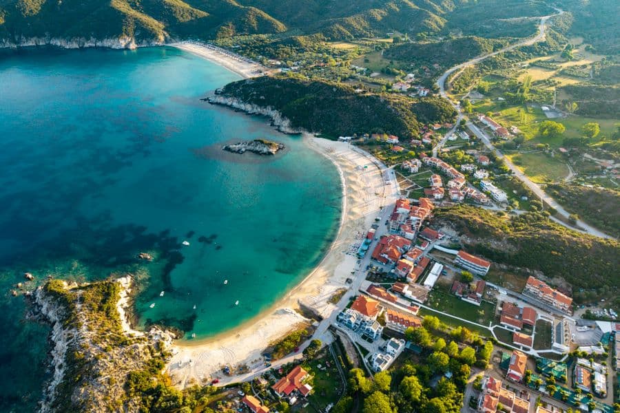 Explore the scenic beauty of Kalamitsi Beach, a stunning coastal paradise in Sithonia, Greece., Halkidiki — CautaVacanta.ro
